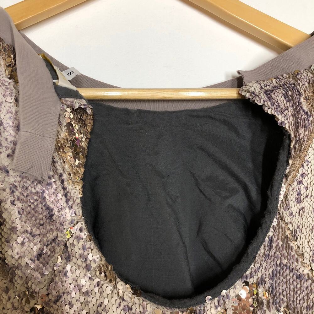 Ramy Brook Alexi Python Sequin Top S - Picture 6 of 11